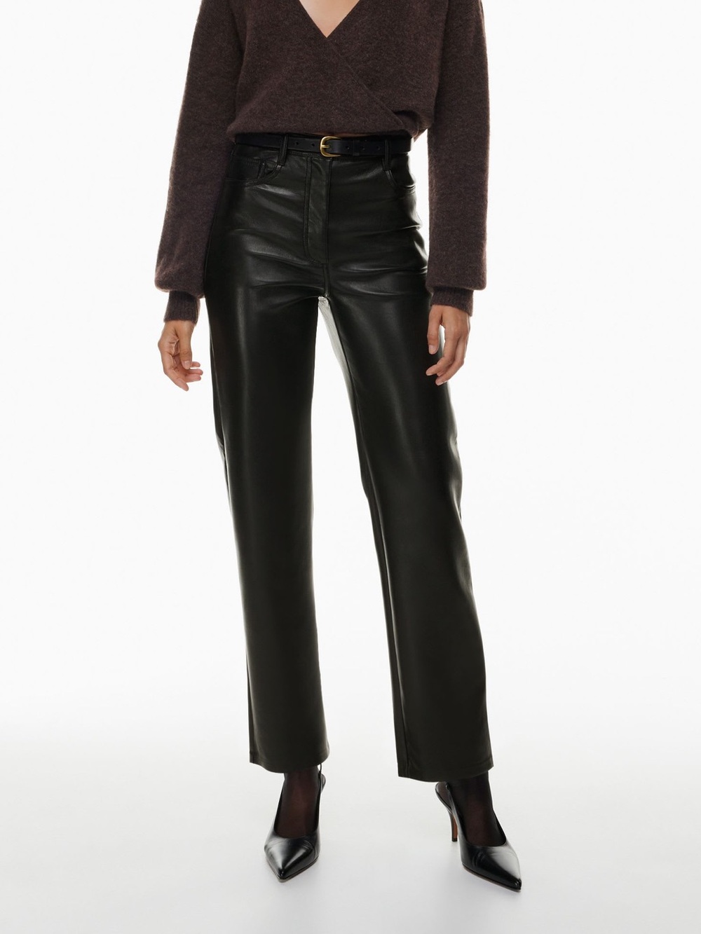 Aritzia Melina Vegan Leather Pants
